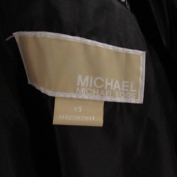 Michael Kors Deep Purple Zip-Front Hooded Jacket XS - Picture 14 of 16